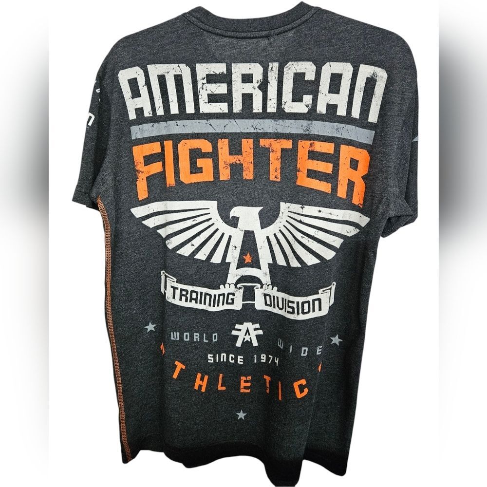 American Fighter Men's Short Sleeve T-shirt. Medium, Back to School